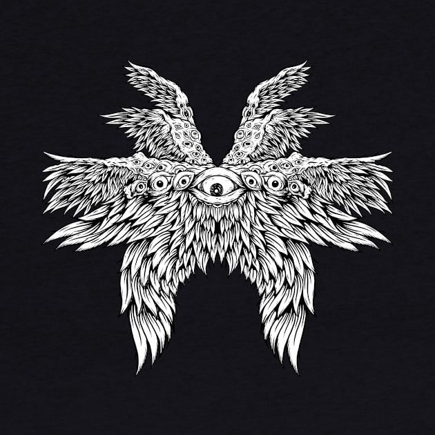 Divine Guardians: Biblically Accurate Seraphim - Fear Not by Holymayo Tee
